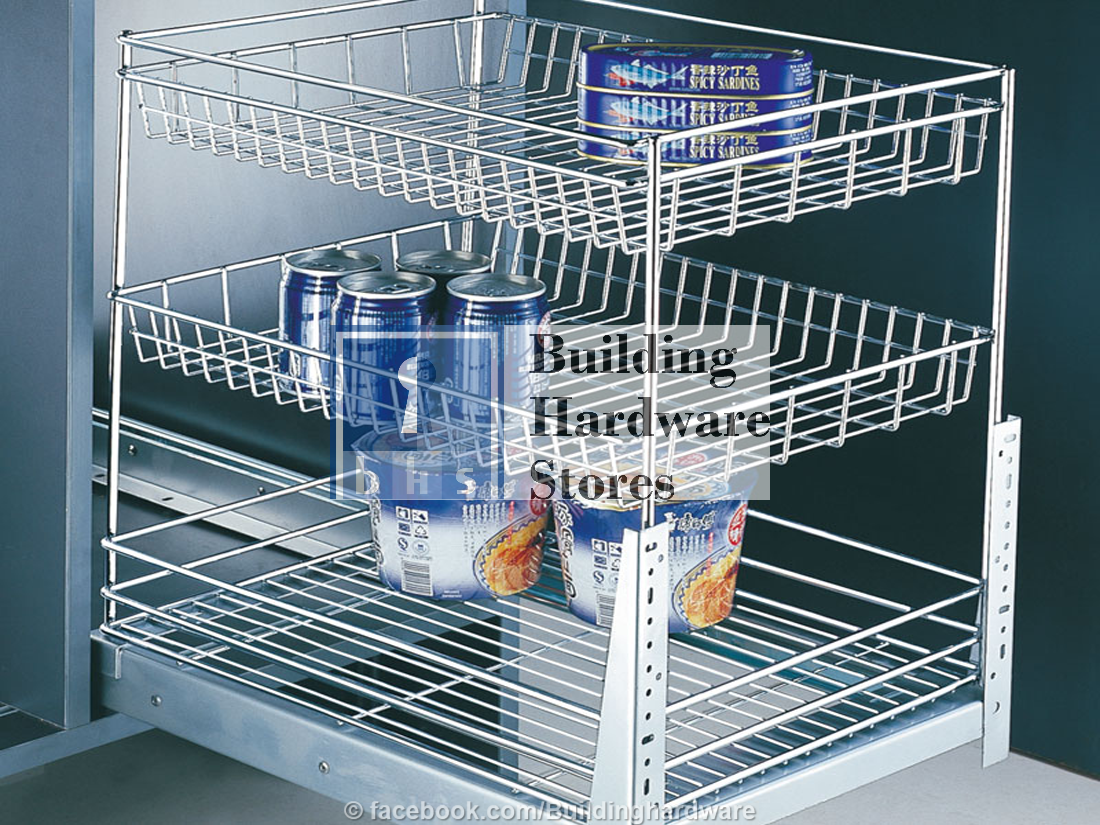 Triple Layer Pull Out Shelf
